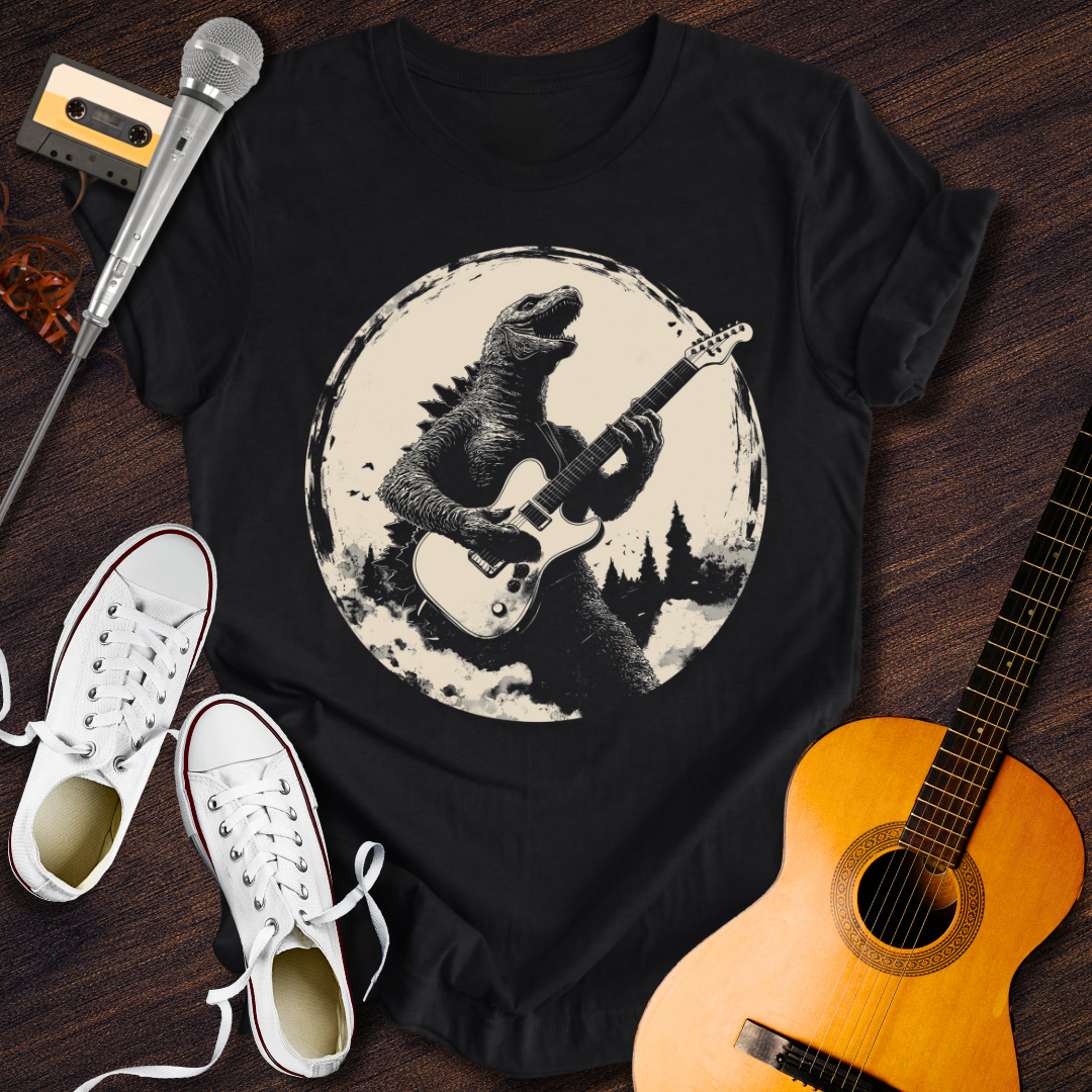Dino Rockin' Tee - Retro Rhythms