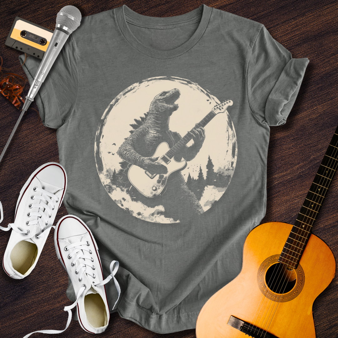 Dino Rockin' Tee - Retro Rhythms