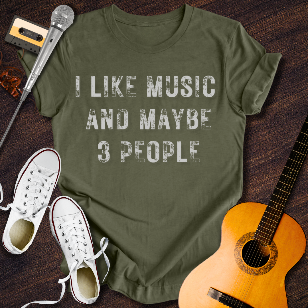 I Like Music Tee - Retro Rhythms