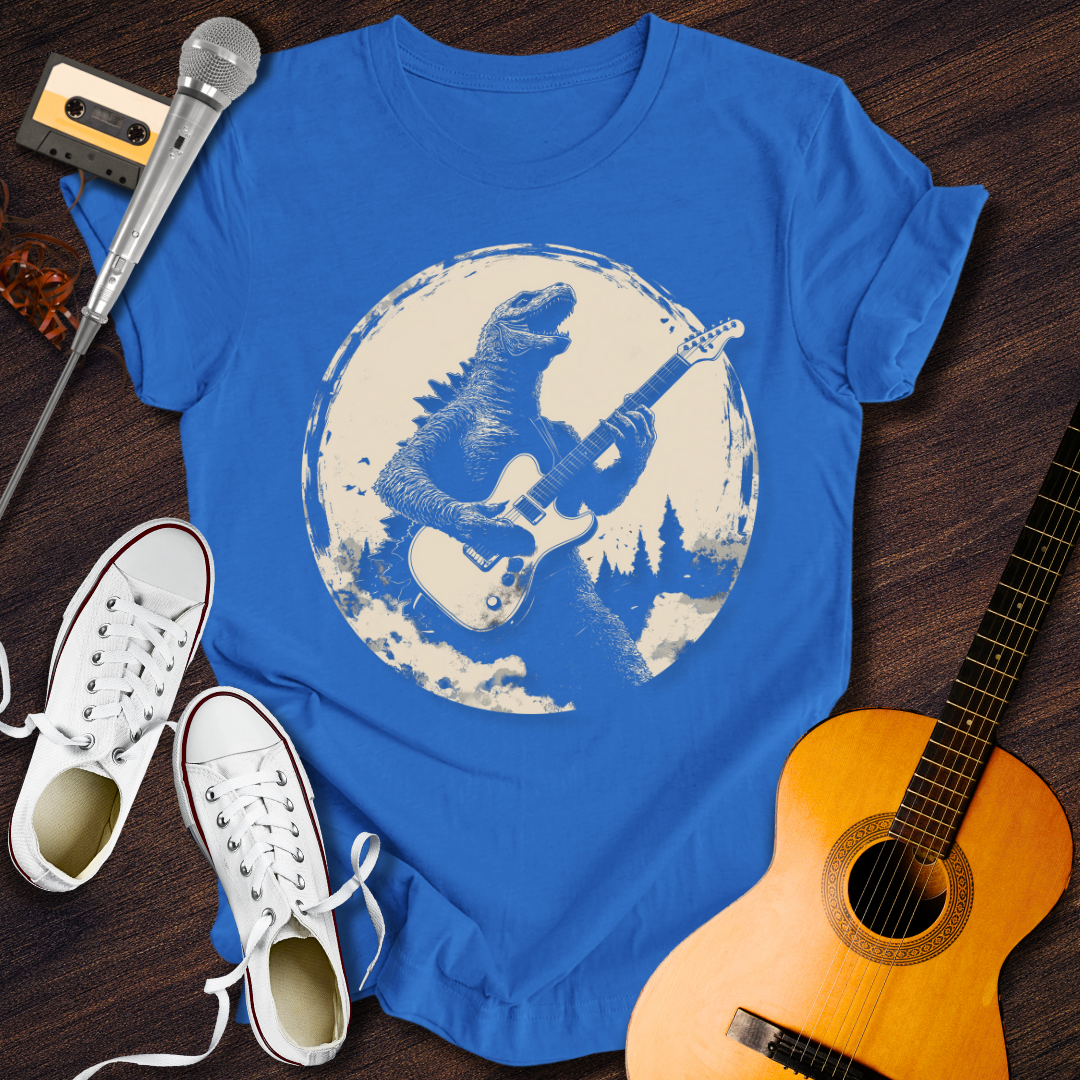 Dino Rockin' Tee - Retro Rhythms