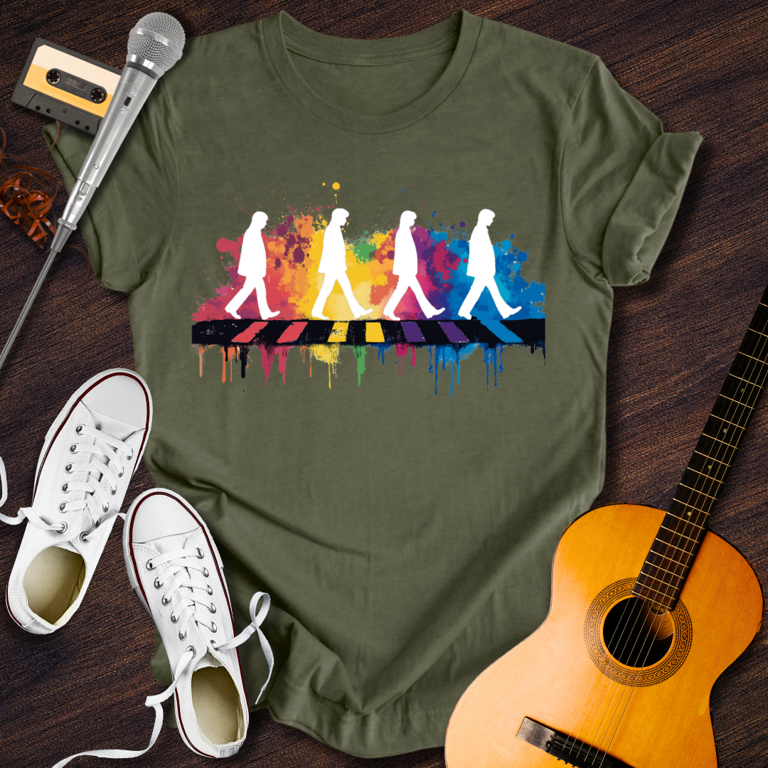Along The Way Tee - Military Green / S - T-Shirt