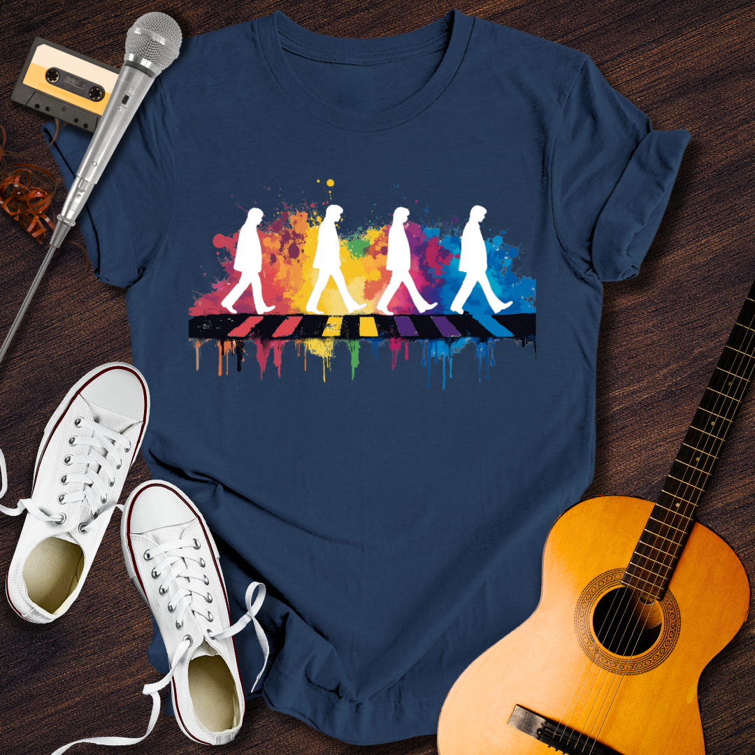 Along The Way Tee - Navy / S - T-Shirt