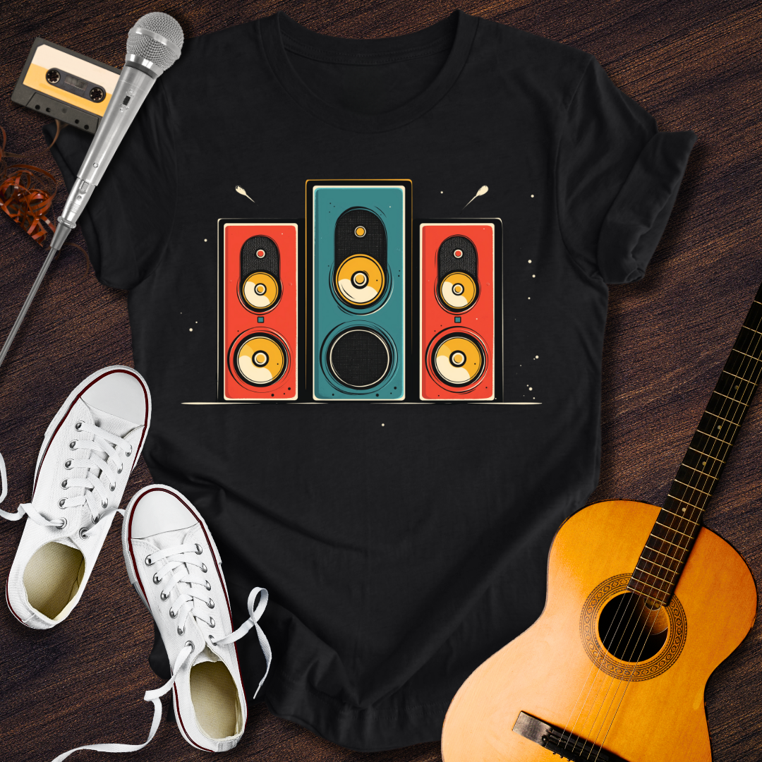 Music Pump Tee - Retro Rhythms