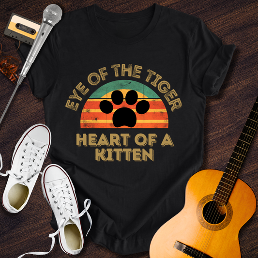 Heart Of A Kitten Tee - Retro Rhythms