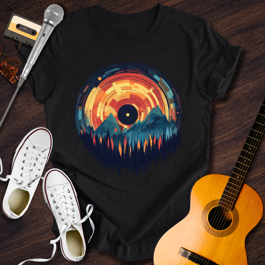 Echoes in the Mountains Tee - Retro Rhythms