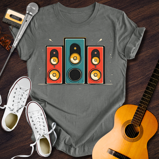 Music Pump Tee - Retro Rhythms