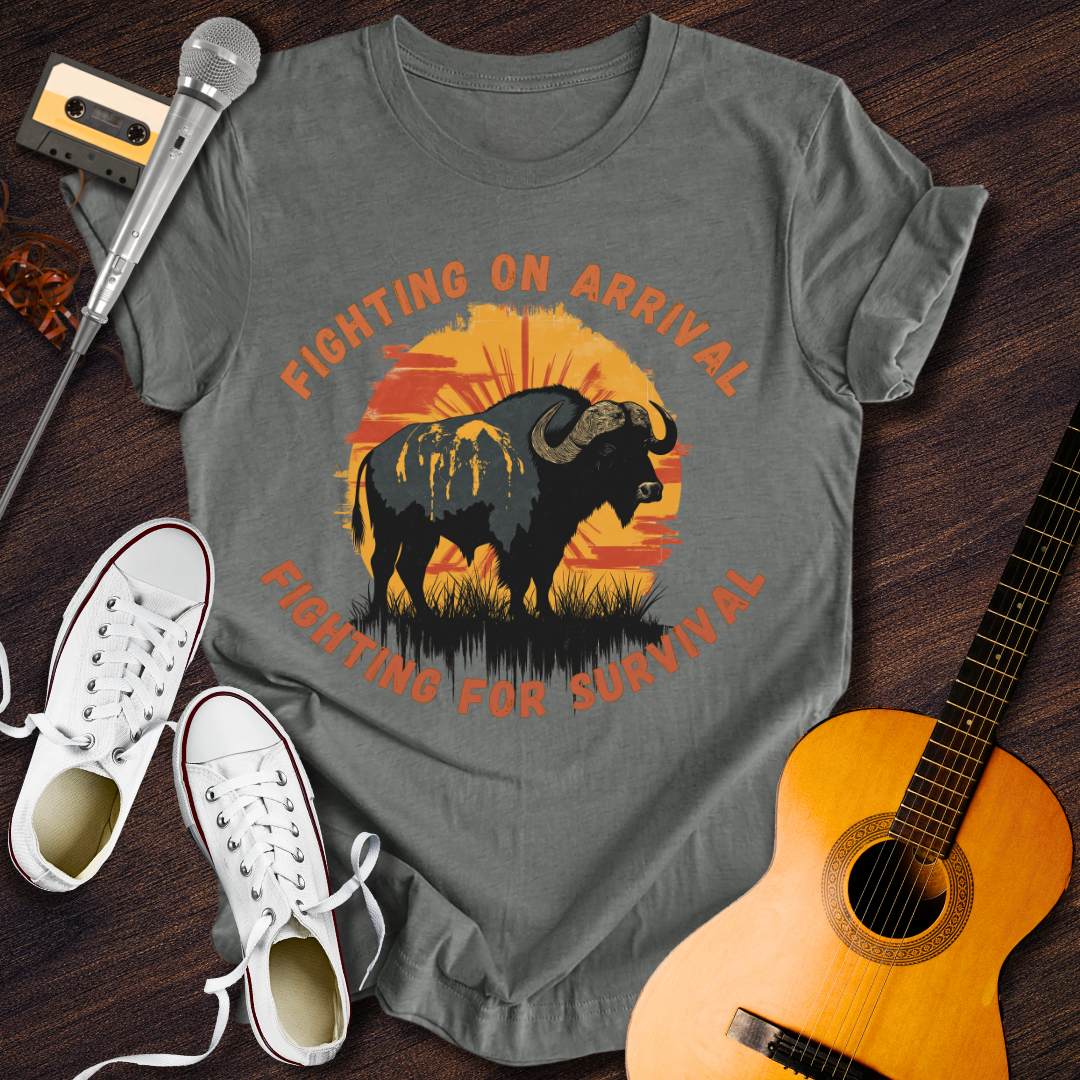 Buffalo Warrior Tee - Retro Rhythms