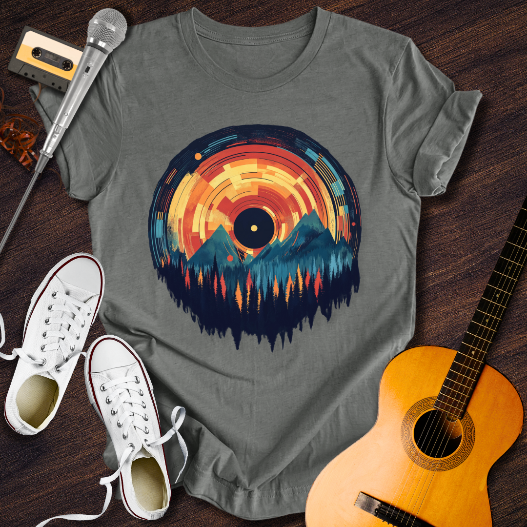 Echoes in the Mountains Tee - Retro Rhythms