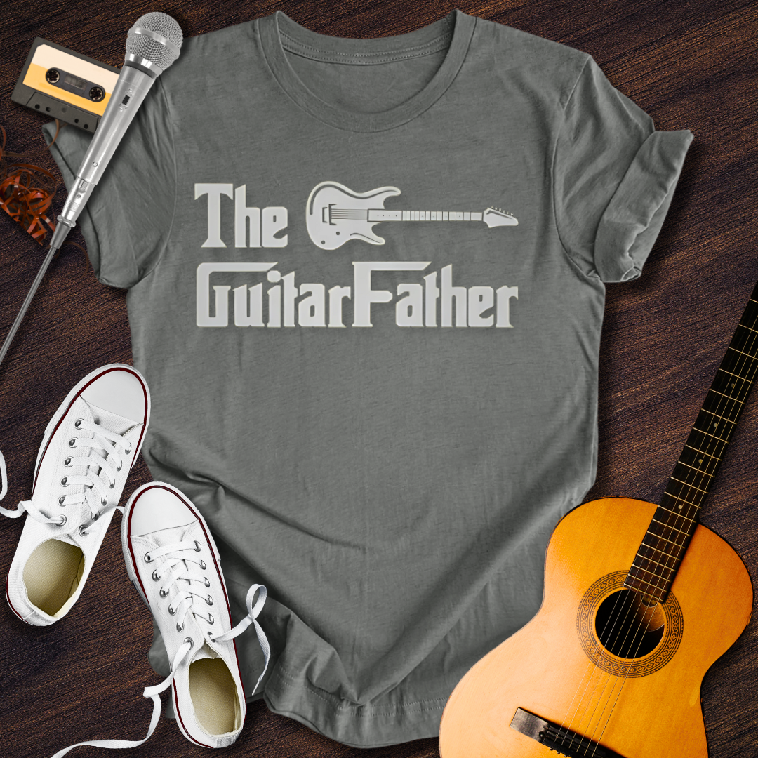 The Guitar Father Tee - Retro Rhythms