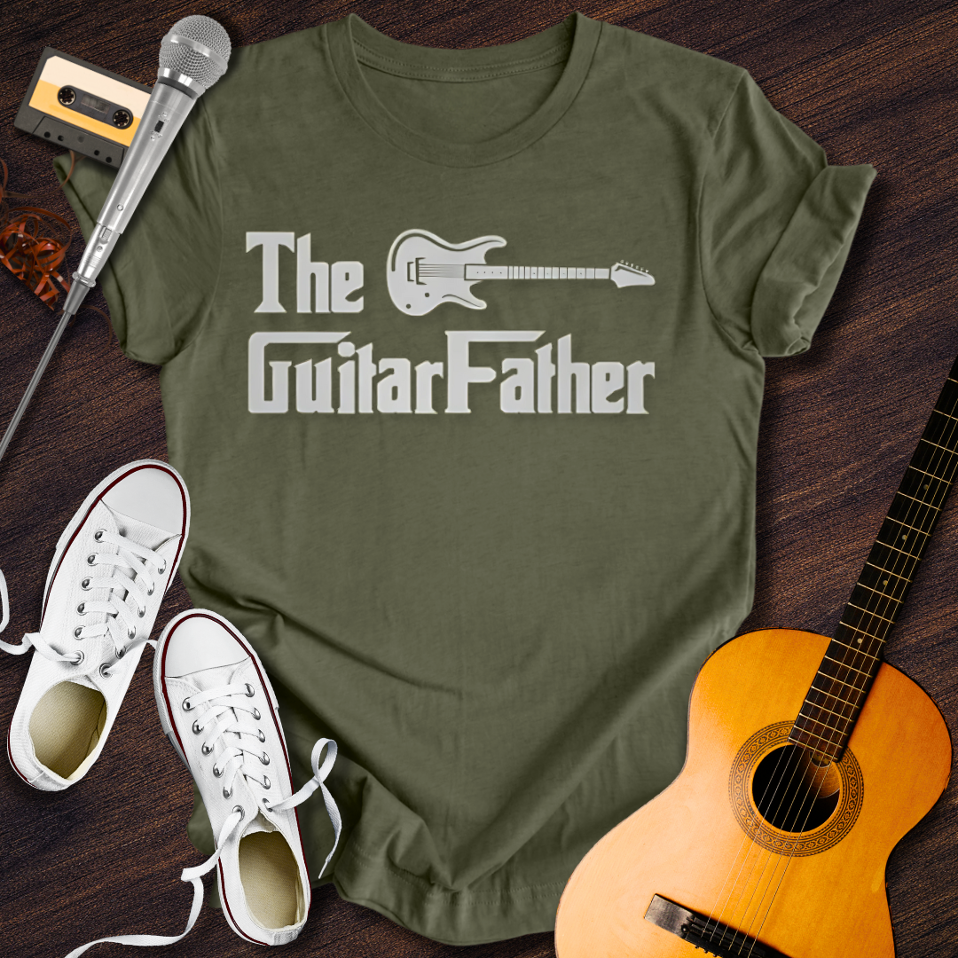 The Guitar Father Tee - Retro Rhythms