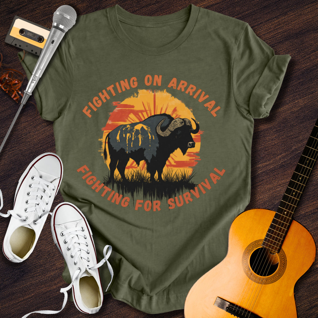 Buffalo Warrior Tee - Retro Rhythms