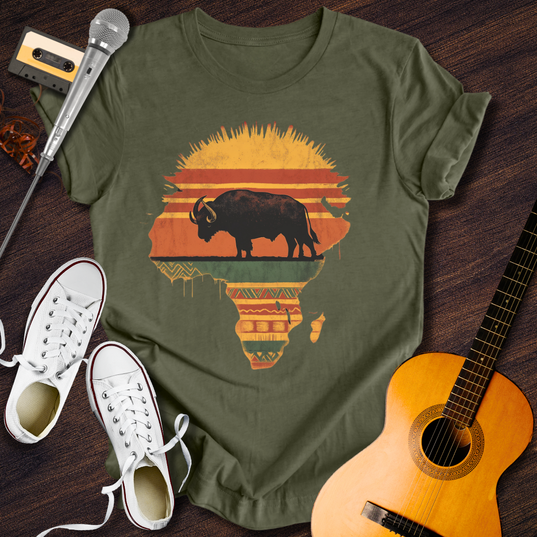 Journey of the Buffalo Tee - Retro Rhythms