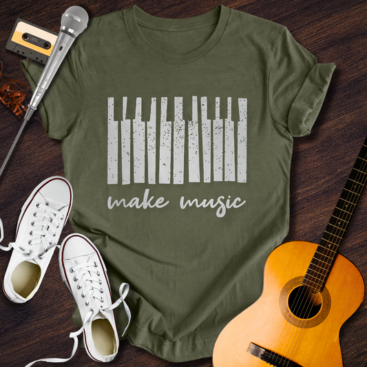 Make Music Tee - Retro Rhythms