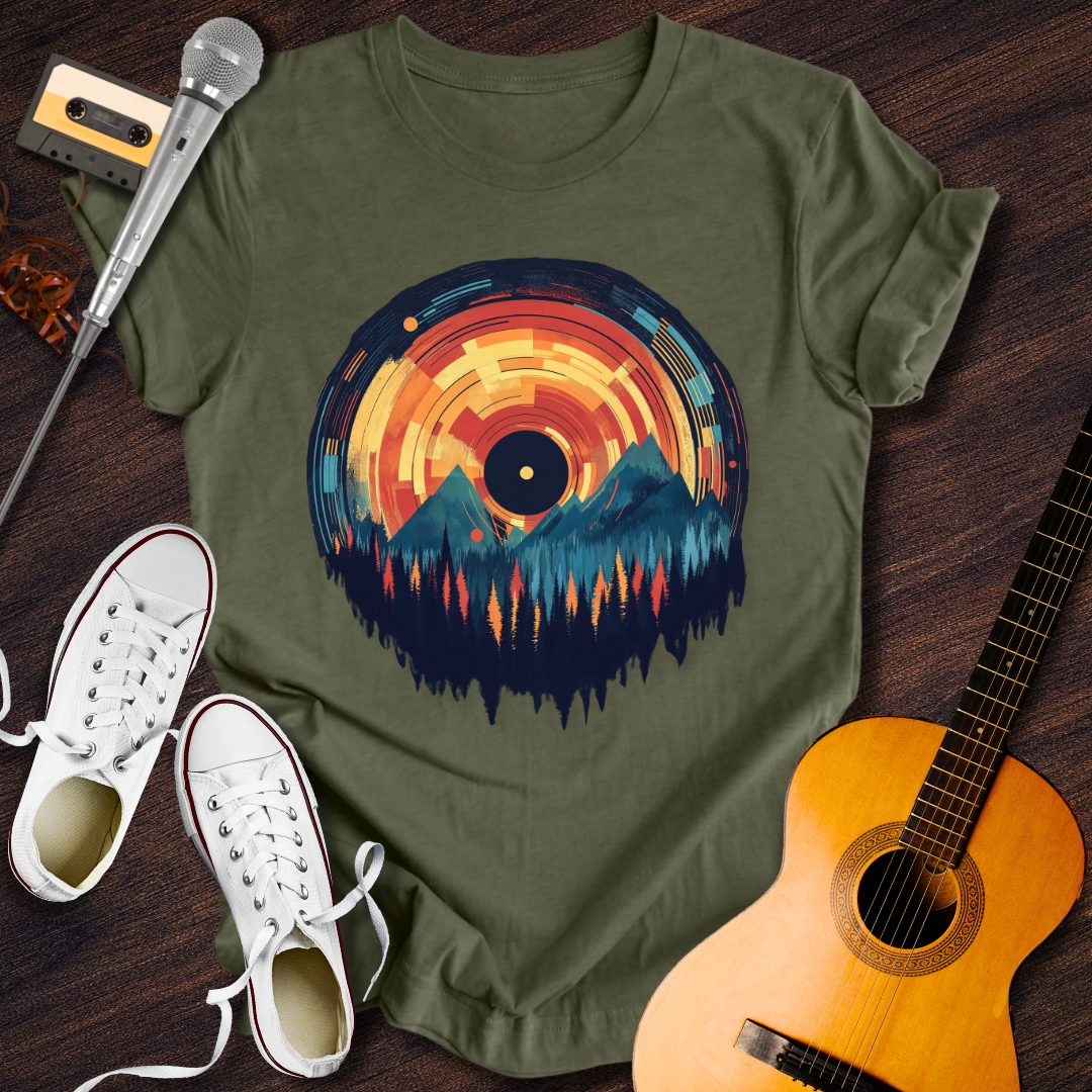 Echoes in the Mountains Tee - Retro Rhythms