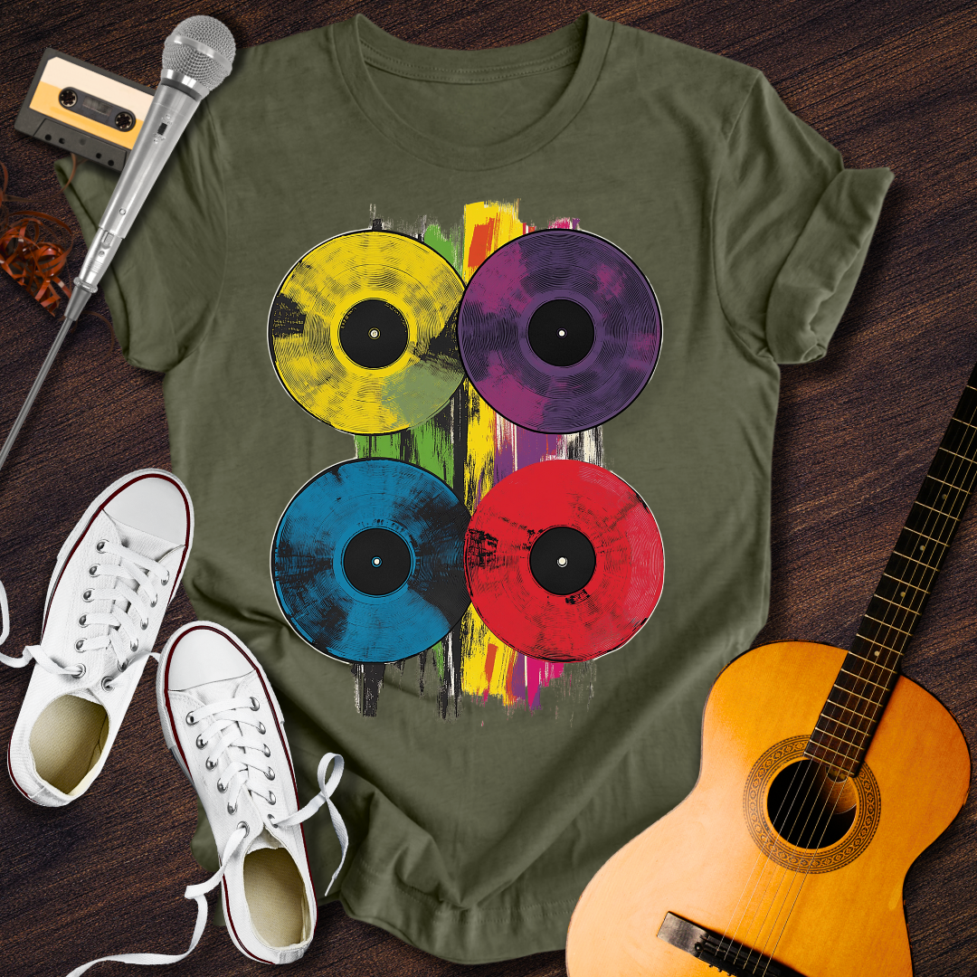 Spin The Classics Tee - Retro Rhythms