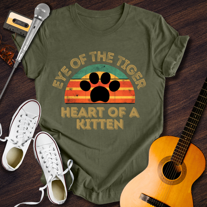 Heart Of A Kitten Tee - Retro Rhythms