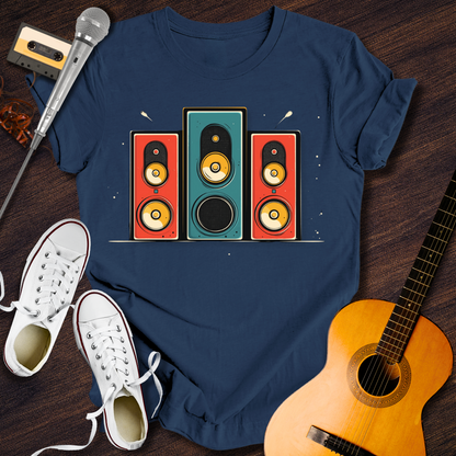 Music Pump Tee - Retro Rhythms