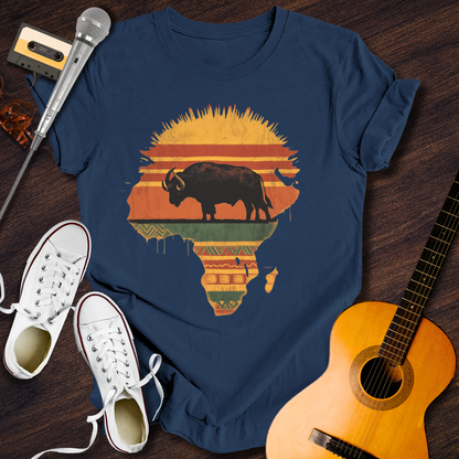 Journey of the Buffalo Tee - Retro Rhythms