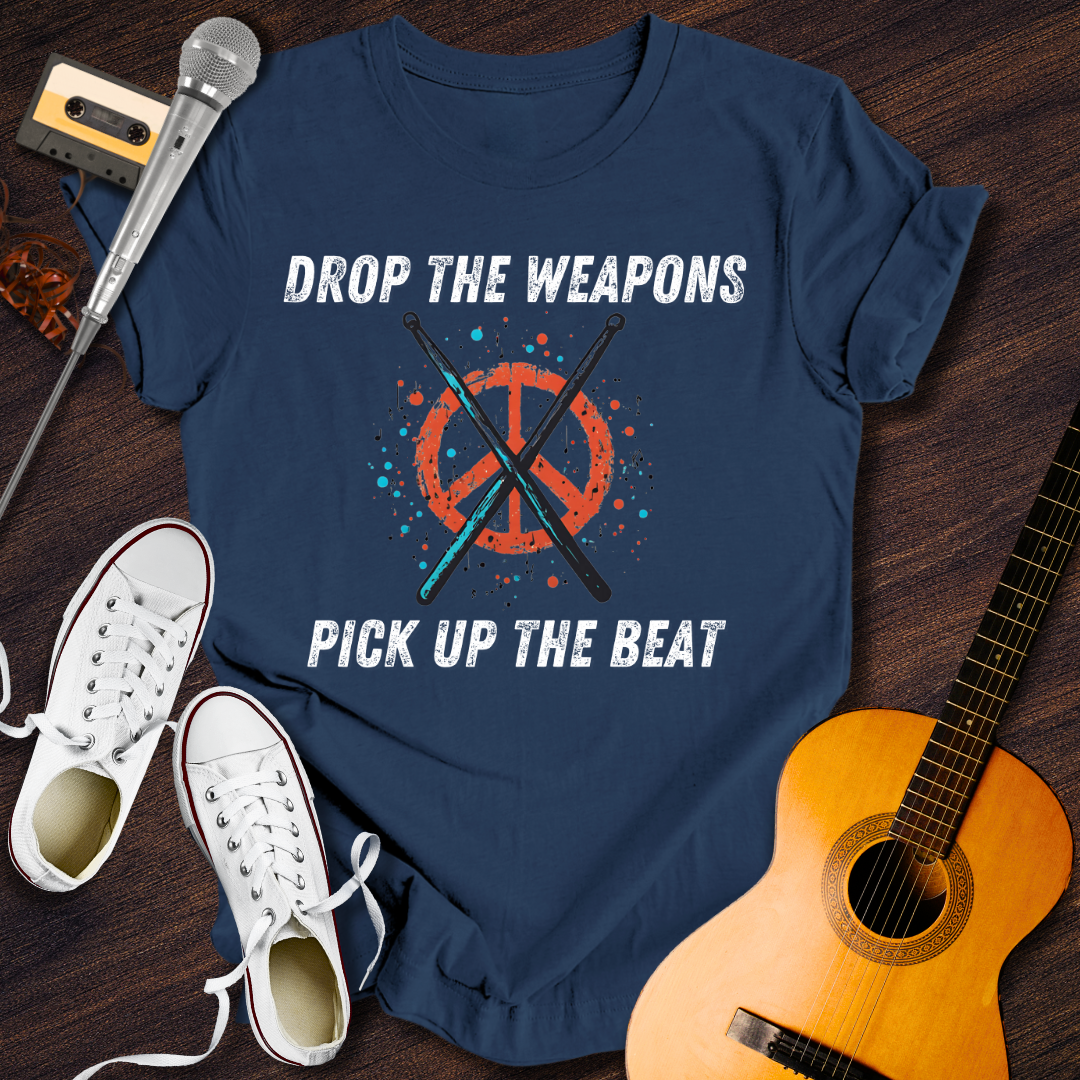 Pick Up The Beat Tee - Retro Rhythms