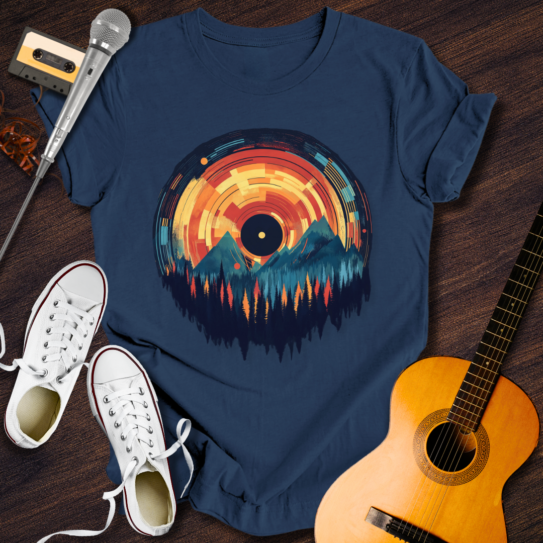 Echoes in the Mountains Tee - Retro Rhythms