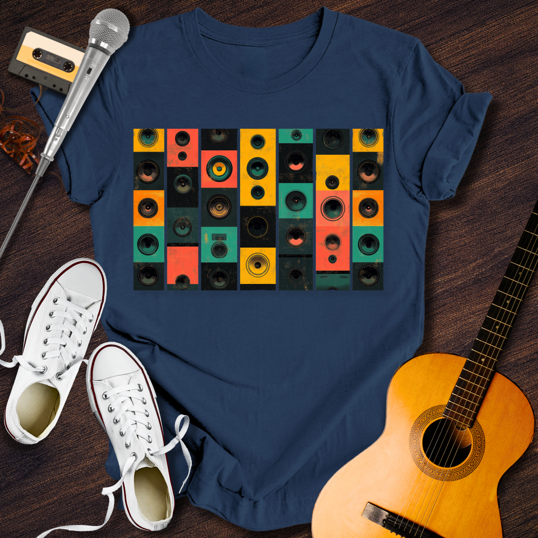Loud Speakers Tee - Retro Rhythms