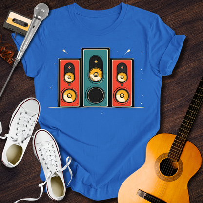 Music Pump Tee - Retro Rhythms