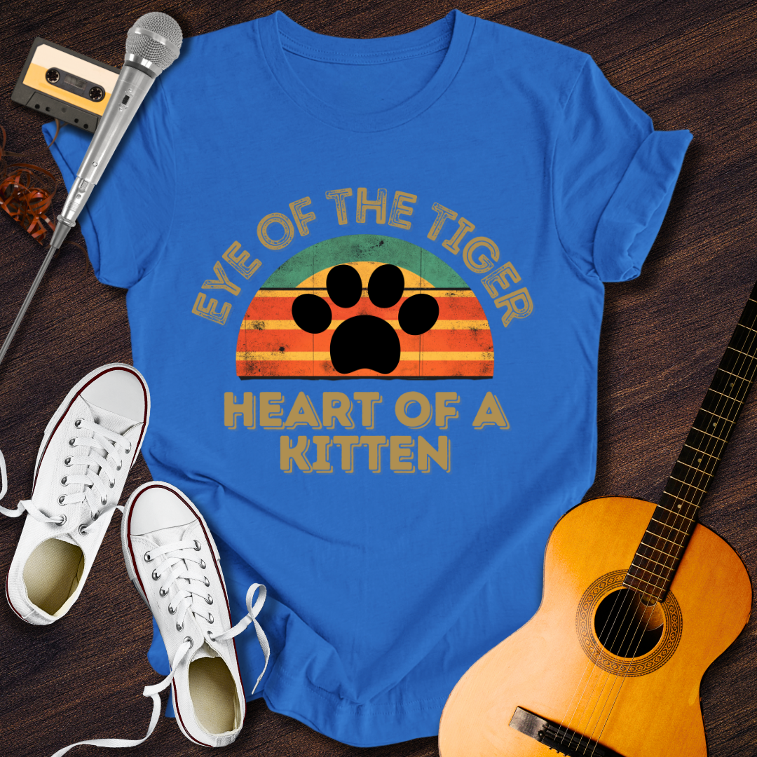 Heart Of A Kitten Tee - Retro Rhythms