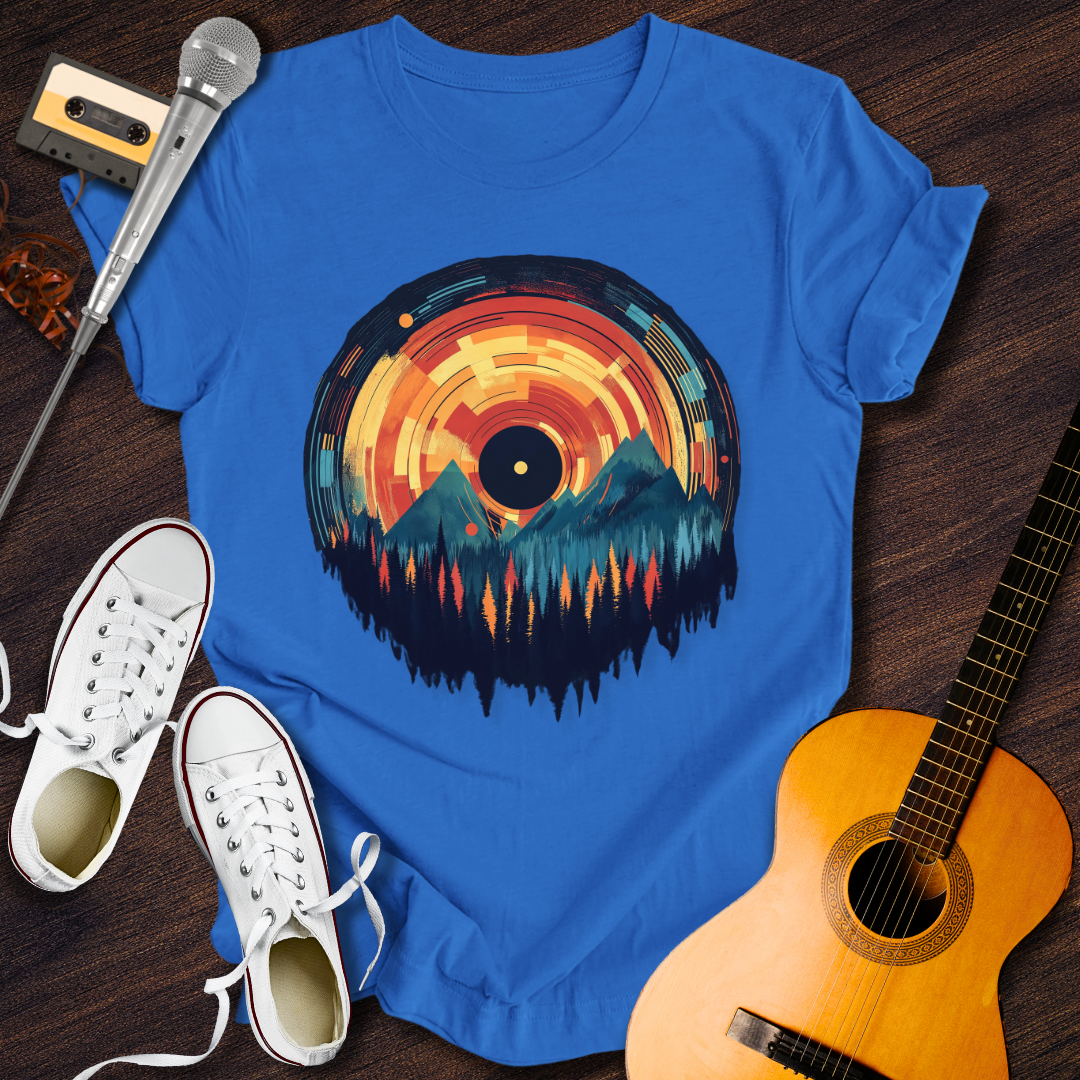 Echoes in the Mountains Tee - Retro Rhythms