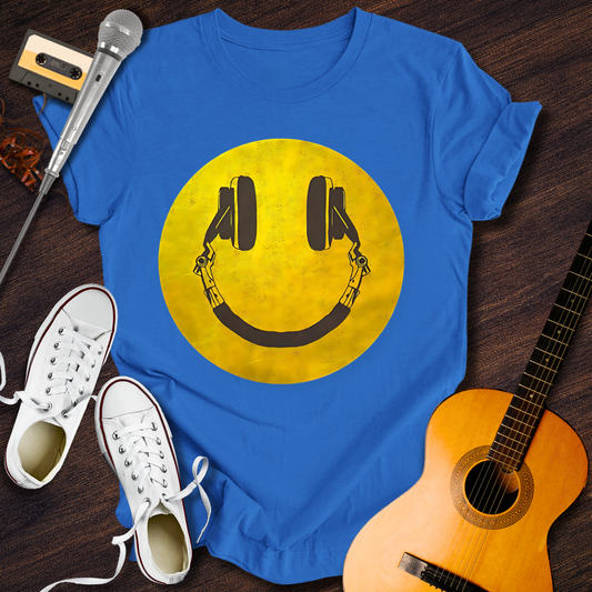 Smiley Music Tee - Retro Rhythms