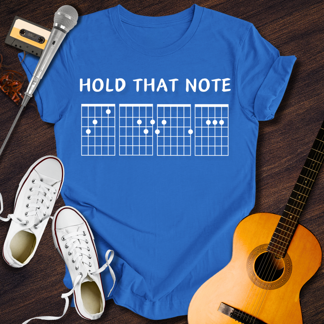 Hold That Note Tee - Retro Rhythms