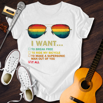 Breaking Free Tee - Retro Rhythms