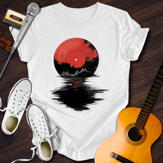 Melting Record Tee - Retro Rhythms