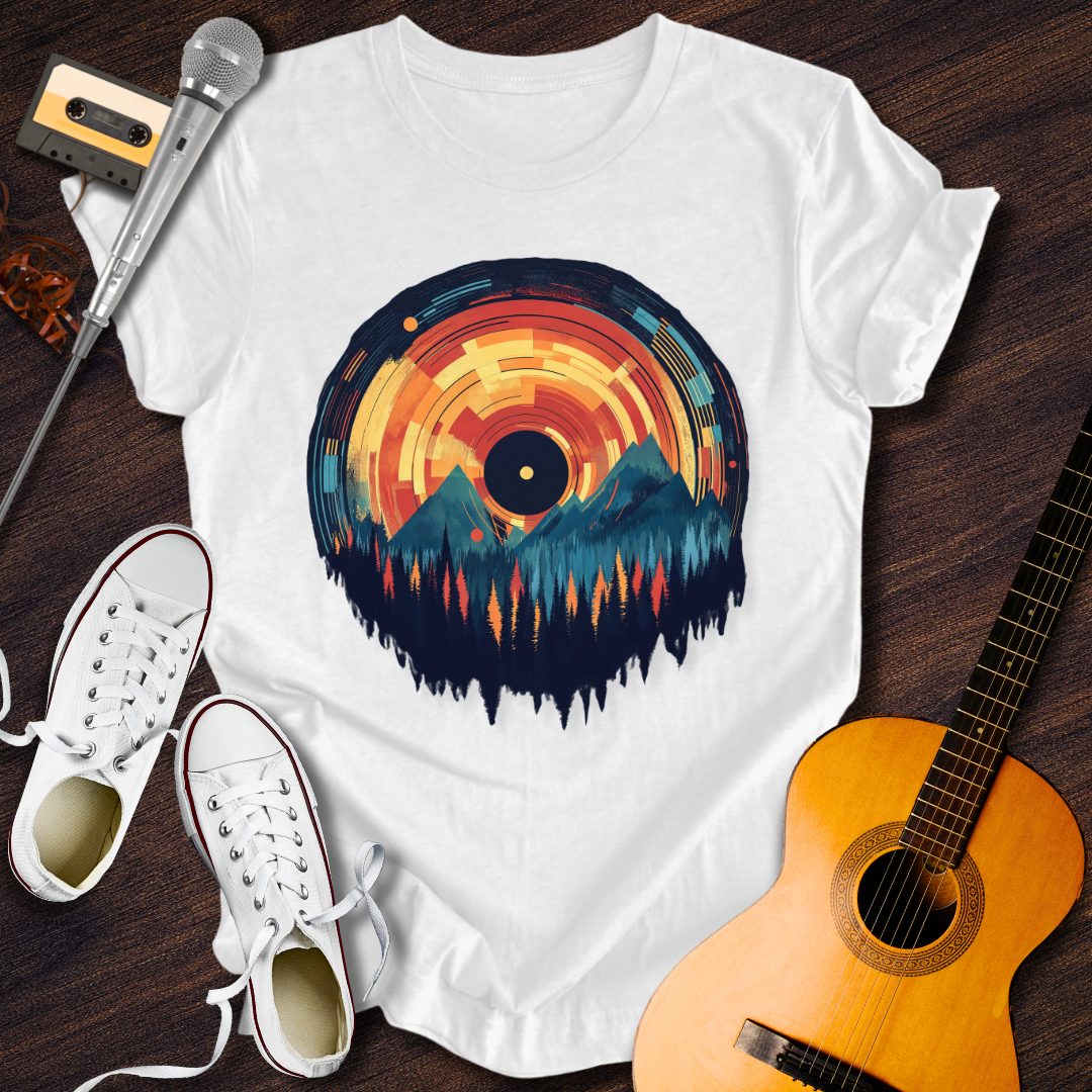Echoes in the Mountains Tee - Retro Rhythms